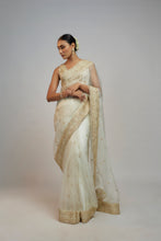 Load image into Gallery viewer, Golconda Maahi organza Saree set
