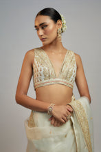 Load image into Gallery viewer, Golconda Maahi organza Saree set
