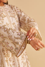 Load image into Gallery viewer, Alira - Dabka Zardozi Embroidered Daisy Ivory Kurta &amp; Salwar with Dupatta
