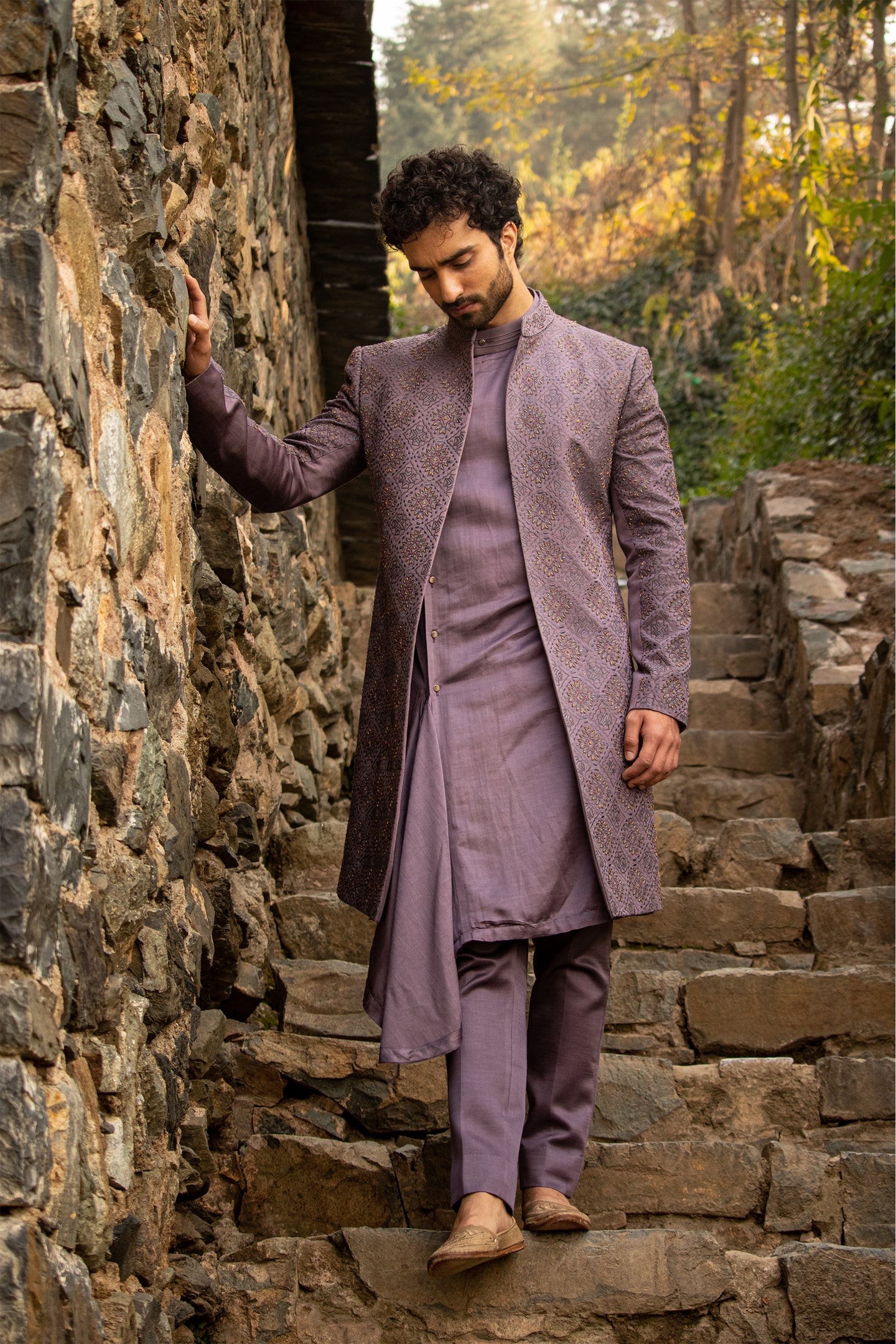 English Purple Contemporary Jacket