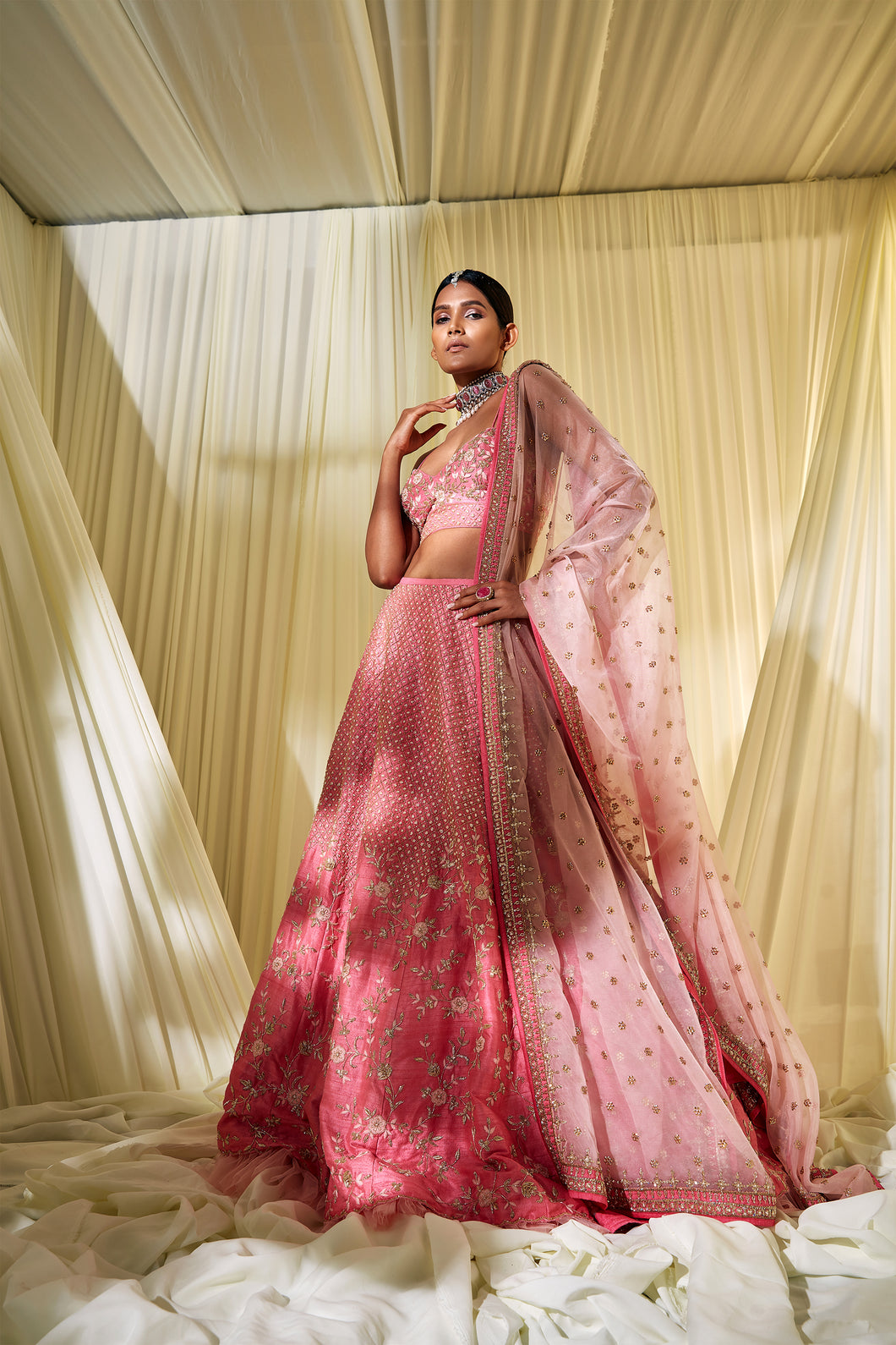 ROSE PINK LEHENGA SET