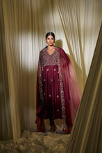 Load image into Gallery viewer, WINE ANARKALI SET
