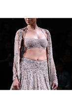 Load image into Gallery viewer, Ophelia Shimmer Tulle Bridal Lehenga Set
