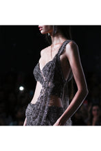 Load image into Gallery viewer, Arete Shimmer Tulle Sari Gown
