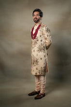 Load image into Gallery viewer, Butter Cream Sherwani
