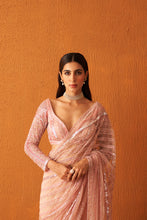 Load image into Gallery viewer, Rose Pink Net Saree
