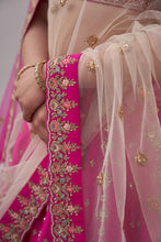 Load image into Gallery viewer, Rani Pink Double Dupatta Lehenga Set

