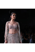 Load image into Gallery viewer, Ophelia Shimmer Tulle Bridal Lehenga Set
