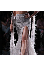 Load image into Gallery viewer, Aphrodite Embroidered Skirt Paired With A Choli And A Trail Cape
