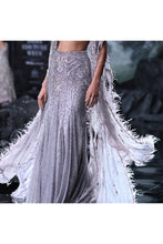 Load image into Gallery viewer, Hestia Shimmer Tulle Crystalline Skirt And Choli Set
