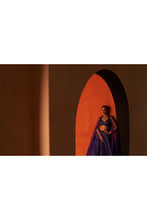 Load image into Gallery viewer, Purple Raw Silk Lehenga Set
