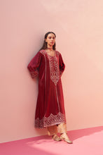 Load image into Gallery viewer, MAROON VELVET Choga SET
