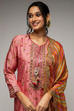 Load image into Gallery viewer, Rashida Tunic Pallazzo Set with Duppata
