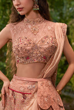 Load image into Gallery viewer, Gulnaar- The Rose Garden lehenga
