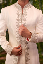 Load image into Gallery viewer, Shvet Agni - The Fearless King Sherwani
