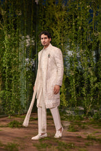 Load image into Gallery viewer, Naksh- The Ivory Tapestry Sherwani
