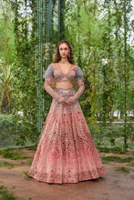 Load image into Gallery viewer, Dwirang-     A Tale in Two Hues Lehenga

