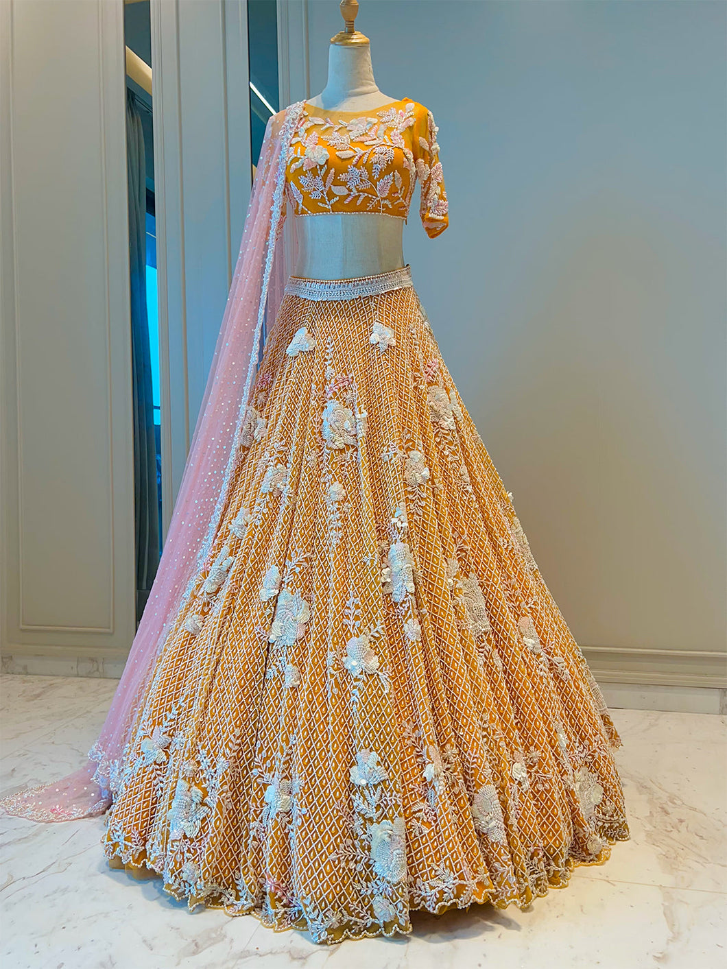 Carnation lehenga set