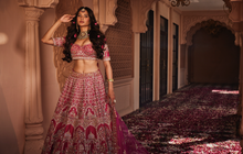 Load image into Gallery viewer, Rani heavily embroidered lehenga
