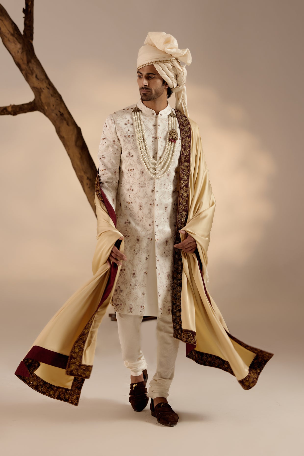 Rouge Wane Sherwani