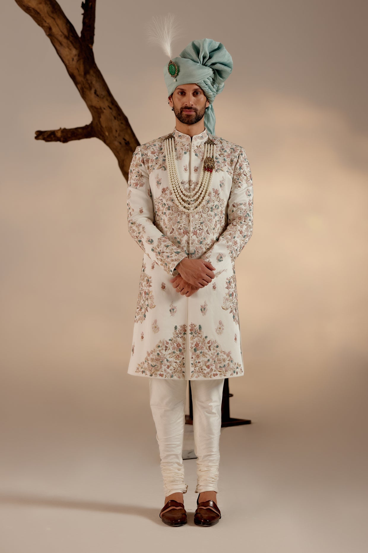 Opaline Sherwani set