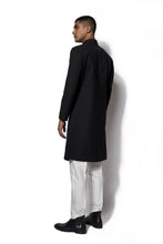 Load image into Gallery viewer, Black Basic Long Jacket Set
