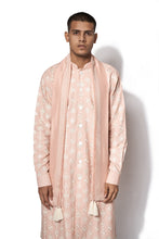 Load image into Gallery viewer, Pink Front Open Embroidered Kurta Set
