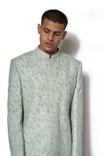 Load image into Gallery viewer, Pistachio Green Hand Emboidered Sherwani Set
