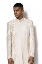 Load image into Gallery viewer, Ivory Hand Embroidered Sherwani Set
