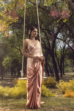 Load image into Gallery viewer, SALMON OMBRE SAREE
