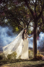 Load image into Gallery viewer, IVORY SKIRT WITH BLOUSE AND VEIL
