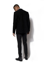 Load image into Gallery viewer, Black Velvet Textured Tuxedo
