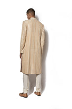 Load image into Gallery viewer, Beige Hand Embroidered Sherwani Set
