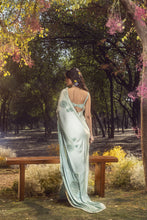 Load image into Gallery viewer, AQUA BLUE OMBRE SAREE
