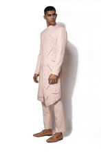 Load image into Gallery viewer, Pink Embroidered Long Jacket Set
