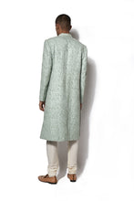 Load image into Gallery viewer, Pistachio Green Hand Emboidered Sherwani Set
