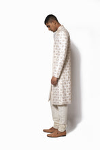 Load image into Gallery viewer, Ivory Hand Embroidered Sherwani Set
