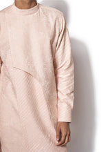 Load image into Gallery viewer, Peach Asymmetrical Kurta Set
