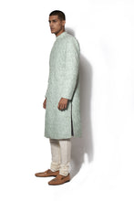 Load image into Gallery viewer, Pistachio Green Hand Emboidered Sherwani Set
