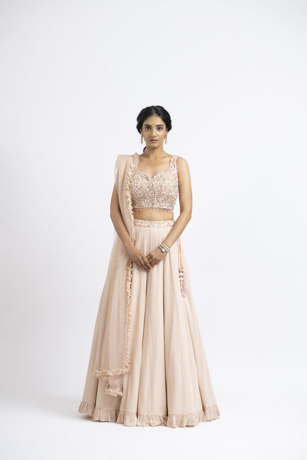 BLUSH PINK LEHENGA CHOLI SET