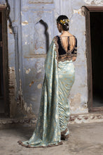 Load image into Gallery viewer, JADE GREEN BANARSI SAREE
