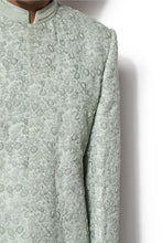 Load image into Gallery viewer, Pistachio Green Hand Emboidered Sherwani Set
