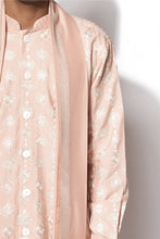 Load image into Gallery viewer, Pink Front Open Embroidered Kurta Set
