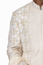Load image into Gallery viewer, Ivory Hand Embroidered Sherwani Set
