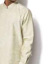 Load image into Gallery viewer, Pista Green Asymmetrical Embroidered Kurta Set
