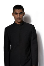 Load image into Gallery viewer, Black Basic Long Jacket Set
