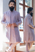 Load image into Gallery viewer, Mauve jacket style sherwani set
