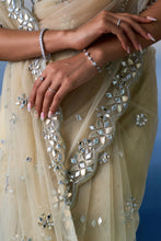 Load image into Gallery viewer, GOLD NET SAREE
