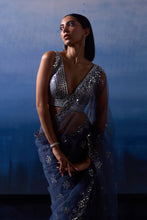 Load image into Gallery viewer, GREY NET SAREE
