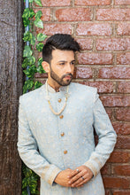 Load image into Gallery viewer, Powder Blue sherwani set
